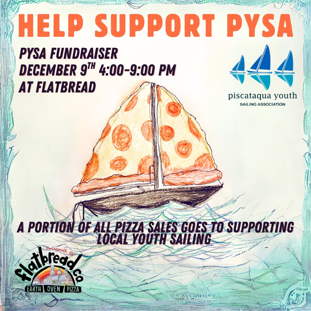 Come out and support PYSA 🍕 @flatbreadcompanyportsmouth