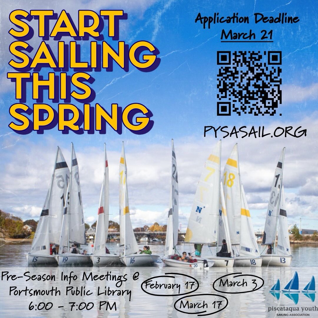 We have 3 information meetings coming up for new and returning athletes to attend for the 2026 spring sailing season. Choose which meeting date works best for you and come get all the details! Applications available on our website.